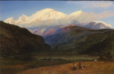 Mont Blanc von Servoz von Henry Moore